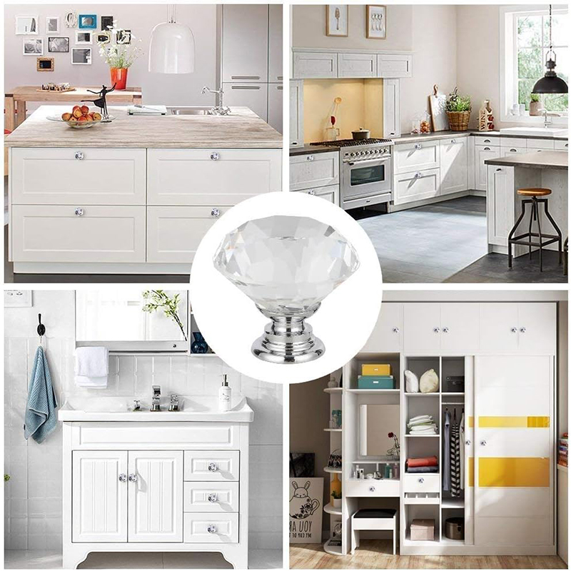 ลูกบิดตู้ 6 ชิ้น พร้อมสกรู ขนา - Furniture Hardware Manufacturer บทวิจารณ์และราคา